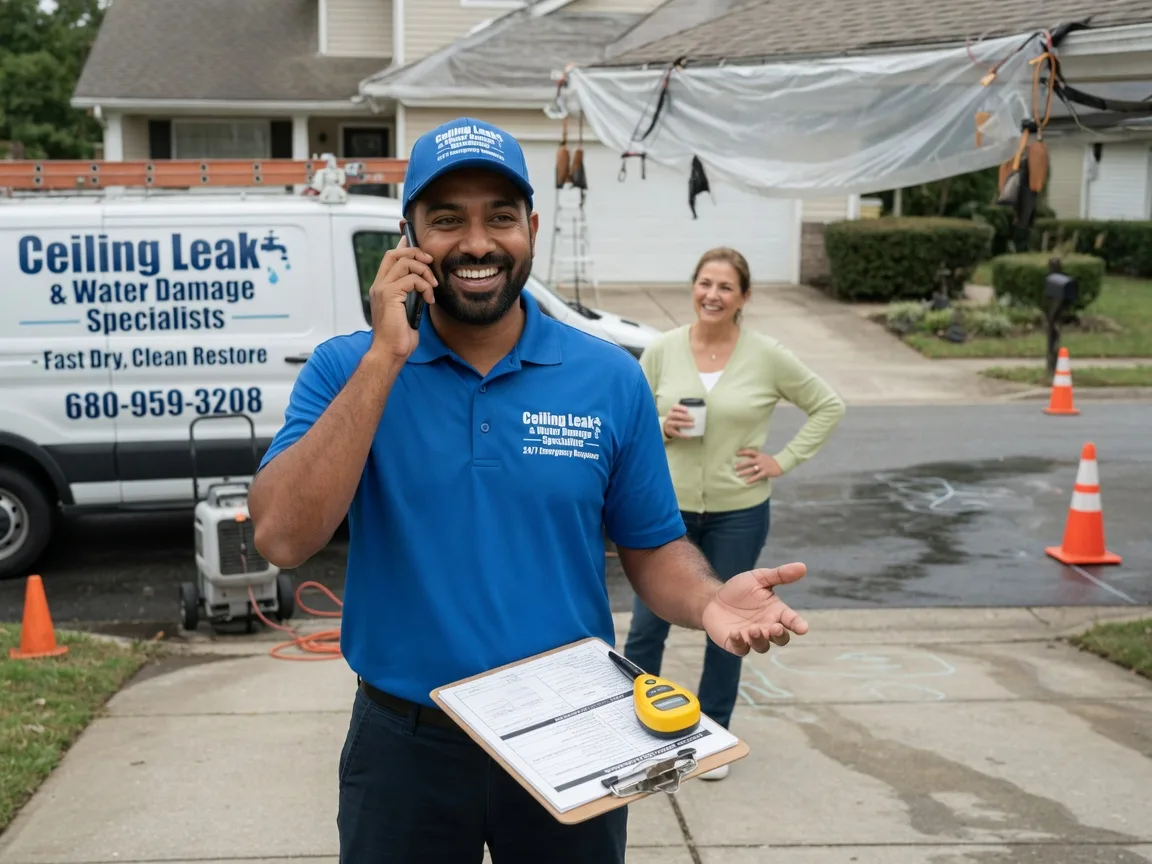 Ceiling Leak Cleanup Kleinfeltersville, PA FAQs